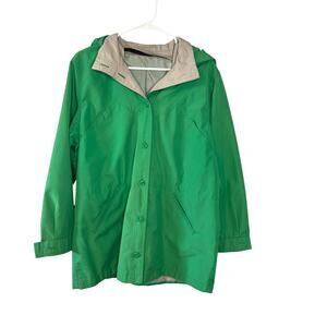 London Fog Green Coat Size 14 Reg